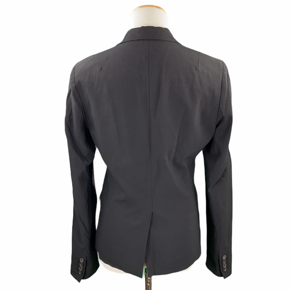 J. Crew Black Virgin Wool Single Button Career Blazer - Picture 8 of 16